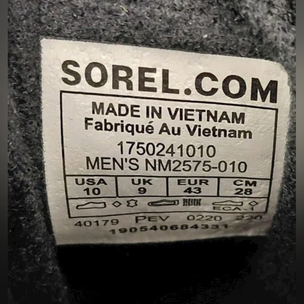 Sorel Cheyanne II Men's Duck Boots Size 10 NWOT MSRP $155